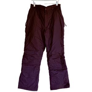 Vintage Y2K Columbia Women’s Snow Pants | Black Insulated Ski Pants | Size Large